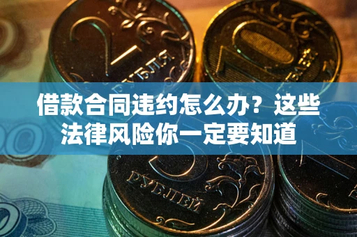 武汉借款合同违约怎么办？这些法律风险你一定要知道