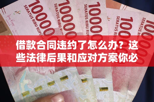 武汉借款合同违约了怎么办？这些法律后果和应对方案你必须知道