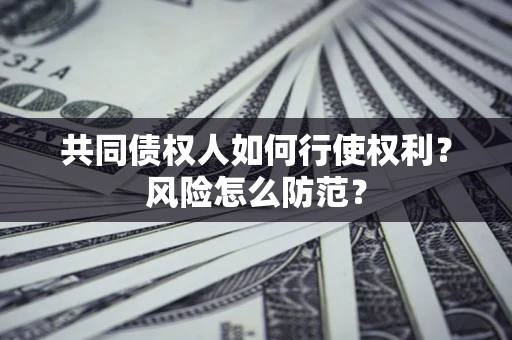 武汉共同债权人如何行使权利？风险怎么防范？