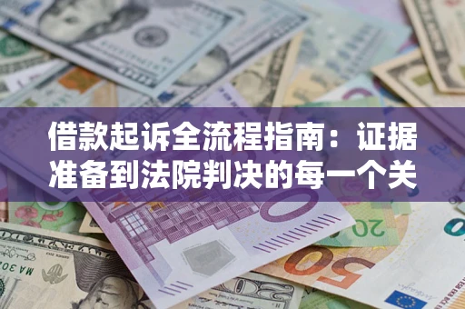 武汉借款起诉全流程指南：证据准备到法院判决的每一个关键步骤