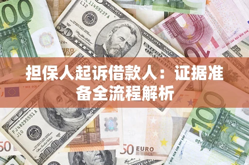 武汉担保人起诉借款人：证据准备全流程解析