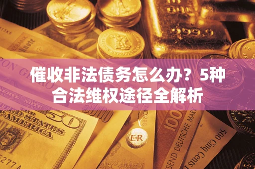 武汉催收非法债务怎么办？5种合法维权途径全解析