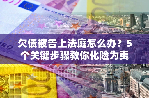 武汉欠债被告上法庭怎么办？5个关键步骤教你化险为夷