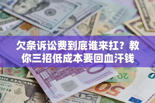 武汉欠条诉讼费到底谁来扛？教你三招低成本要回血汗钱